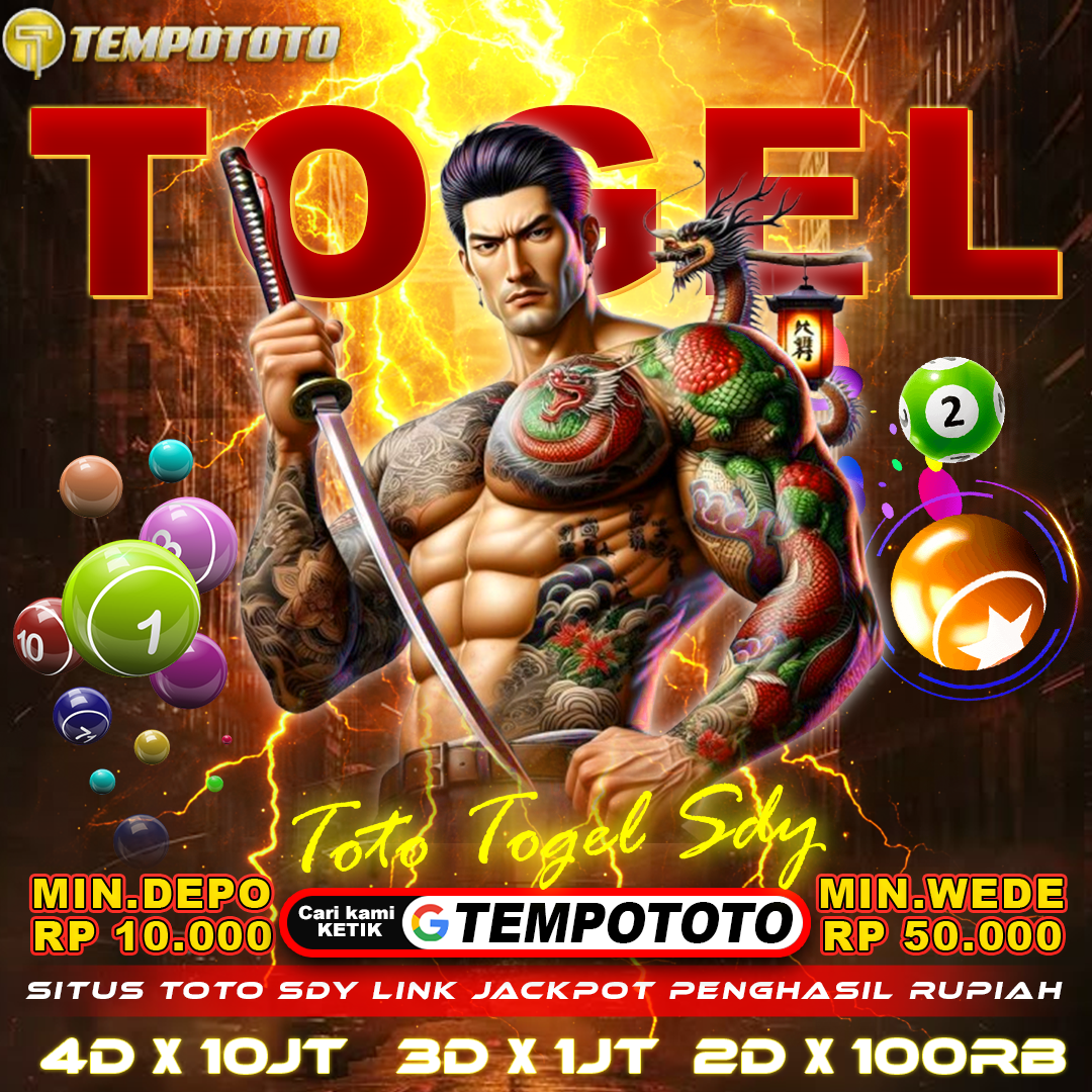 TEMPOTOTO Situs Toto Sdy Link Jackpot Penghasil Rupiah